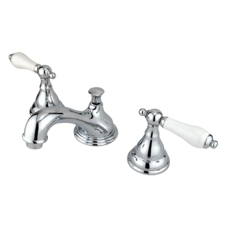 Kingston Brass KS5561PL 8" Widespread Bathroom Faucet, Polished Chrome KS5561PL